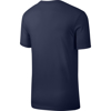 Immagine di NIKE - T shirt girocollo da uomo blu con logo bianco