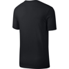 Immagine di NIKE - T shirt girocollo da uomo nera con logo bianco