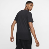 Immagine di NIKE - T shirt girocollo da uomo nera con logo bianco