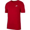 Immagine di NIKE - T shirt girocollo da uomo rossa con logo bianco
