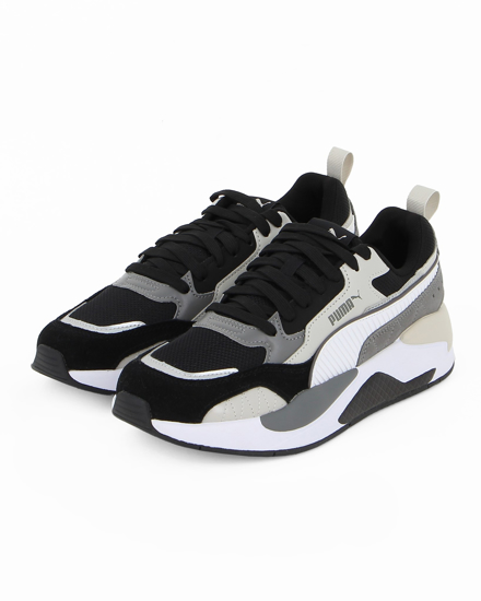 Immagine di PUMA - Sneakers da uomo nera e grigia con dettagli bianchi e soletta in memory foam - X RAY 2 SQUARE SD