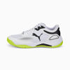 Immagine di PUMA - Scarpa da padel bianca e nera con suola giallo fluo - SOLARCOURT RCT