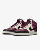 Immagine di NIKE - Sneakers alta da uomo bordeaux e bianca con dettagli neri - COURT VISION MID NN