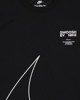 Immagine di NIKE - T shirt girocollo da uomo nera con stampa bianca