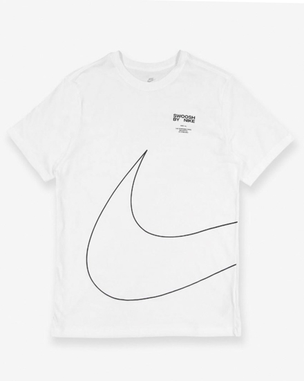 Immagine di NIKE - T shirt girocollo da uomo bianca con stampa nera