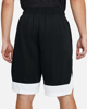 Immagine di NIKE - Pantaloncini corti da uomo neri e bianchi in tessuto traspirante