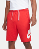 Immagine di NIKE - Pantaloncini corti da uomo rossi con logo bianco