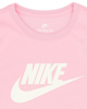 Immagine di NIKE - T shirt girocollo da donna rosa con logo bianco