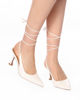 Immagine di MISS GLOBO - Slingback fuxia lace up, sottopiede VERA PELLE - tacco 9 cm