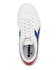 Immagine di DIADORA - Sneakers da donna bianca con dettagli metallizzati rossi e blu - STEP P LIPSTICK