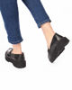Immagine di ROSY ROSE - Mocassino nero con morsetto in VERA PELLE - lavorazione artigianale MADE IN ITALY
