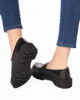 Immagine di ROSY ROSE - Mocassino nero VERA PELLE - lavorazione artigianale MADE IN ITALY