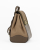 Immagine di DAVID JONES - Zaino beige con coulisse e patta con chiusura a ribaltina