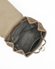 Immagine di DAVID JONES - Zaino beige con coulisse e patta con chiusura a ribaltina
