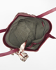 Immagine di DAVID JONES - Borsa shopping viola con tasca posteriore e foulard sui manici removibile
