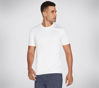 Immagine di SKECHERS - T shirt girocollo da uomo bianca in tessuto traspirante