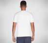 Immagine di SKECHERS - T shirt girocollo da uomo bianca in tessuto traspirante