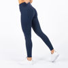 Immagine di SKECHERS - Leggins da donna a vita alta in tessuto traspirante blu con protezione solare UPF 40+