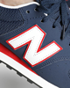 Immagine di NEW BALANCE - Sneakers da uomo blu con dettagli rossi e soletta in memory foam