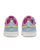 Immagine di NIKE - Sneakers da bambina in VERA PELLE lilla e giallo fluo con strappo, numerata 28/35 - COURT BOROUGH LOW 2 PS