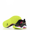 Immagine di PUMA - Sneakers da donna nera e viola con dettagli giallo fluo e soletta in memory foam - X RAY 2 SQUARE