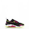 Immagine di PUMA - Sneakers da donna nera e viola con dettagli giallo fluo e soletta in memory foam - X RAY 2 SQUARE