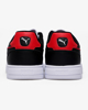 Immagine di PUMA - Sneakers da uomo nera e bianca in VERA PELLE con dettagli rossi - CAVEN DIME