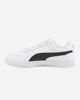 Immagine di PUMA - Sneakers da uomo bianca e nera in VERA PELLE con dettagli argento - CAVEN DIME