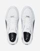 Immagine di PUMA - Sneakers da uomo bianca e nera in VERA PELLE con dettagli argento - CAVEN DIME