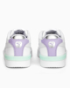 Immagine di PUMA - Sneakers da donna bianca in VERA PELLE con dettagli lilla e verde acqua - JADA RENEW
