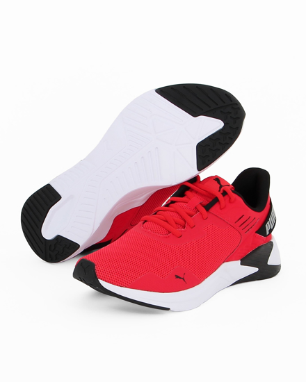Immagine di PUMA - Sneakers da uomo rossa con dettagli neri e soletta in memory foam - DISPERSE XT 2