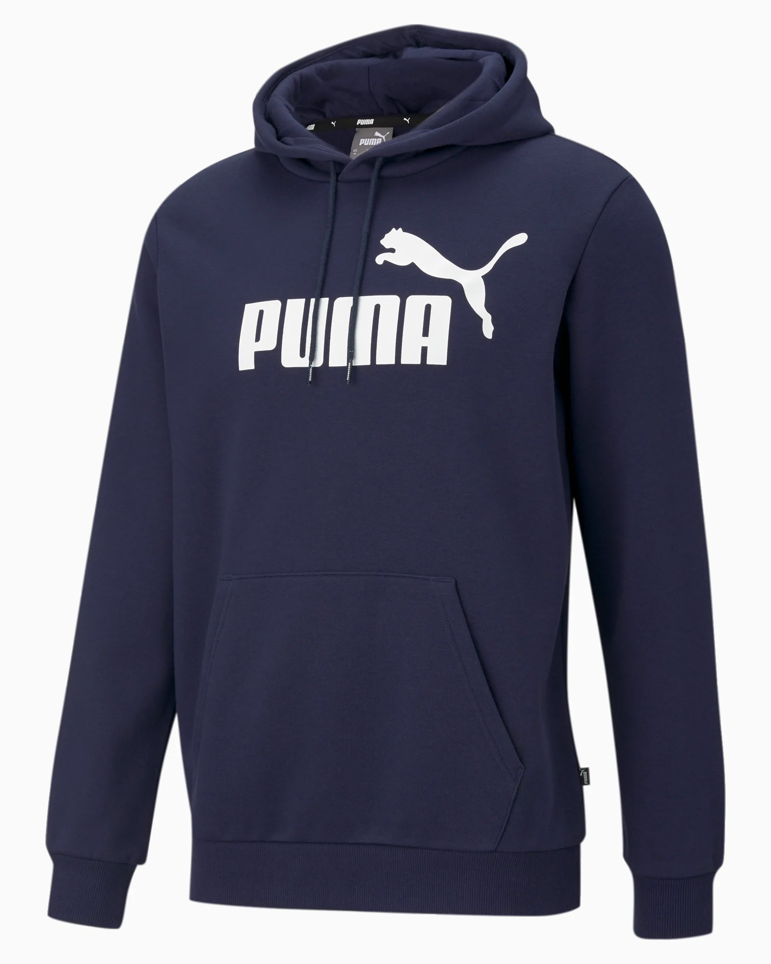 Felpa con Cappuccio, Zip Intera e Rovescio Spazzolato Exeter River da Uomo in blu scuro