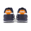 Immagine di PUMA - Sneakers blu e bianca in mesh traspirante con dettagli arancioni e soletta in memory foam, numerata 36/39 - S RUNNER V3 MESH JR