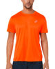 Immagine di ASICS - T shirt da running uomo arancione in tessuto traspirante con logo riflettente