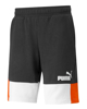 Immagine di PUMA - Pantalone corto da uomo nero e bianco con dettagli arancioni