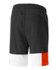Immagine di PUMA - Pantalone corto da uomo nero e bianco con dettagli arancioni