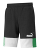 Immagine di PUMA - Pantalone corto da uomo nero e bianco con dettagli verdi