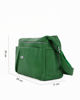 Immagine di COVERI COLLECTION - Borsa verde con doppia tasca frontale e tracolla regolabile