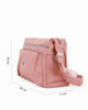 Immagine di COVERI COLLECTION - Borsa rosa con doppia tasca frontale e tracolla regolabile