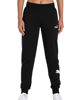 Immagine di PUMA - Pantalone da donna nero con logo bianco