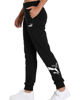 Immagine di PUMA - Pantalone da donna nero con logo bianco