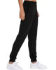 Immagine di PUMA - Pantalone da donna nero con logo bianco