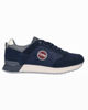 Immagine di COLMAR - Sneakers blu in VERA PELLE, modello TRAVIS AUTHENTIC
