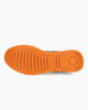 Immagine di COLMAR - Sneakers verde in VERA PELLE con dettagli arancio, modello TRAVIS AUTHENTIC