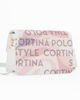 Immagine di CORTINA POLO STYLE - Borsa nude a fantasia con patta frontale, tracolla regolabile e removibile