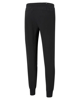 Immagine di PUMA - Pantalone tuta da uomo nero in cotone con logo bianco