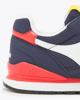 Immagine di PUMA - Sneakers blu e bianca con dettagli rossi e gialli, numerata 36/39 - N 92 GS