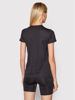 Immagine di ASICS - T shirt da running donna nera in tessuto traspirante con logo riflettente