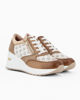 Immagine di MISS GLOBO - Sneakers color biscotto con inserti bianchi traforati