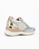 Immagine di MISS GLOBO - Sneakers celeste e rosa con zeppa